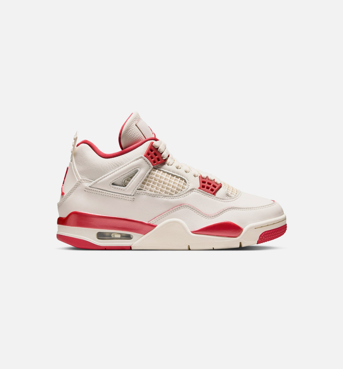 Air Jordan 4 Retro Valentine’s Day – Women's Lifestyle Shoe in Pale Ivory/Sierra Red/Tough Red