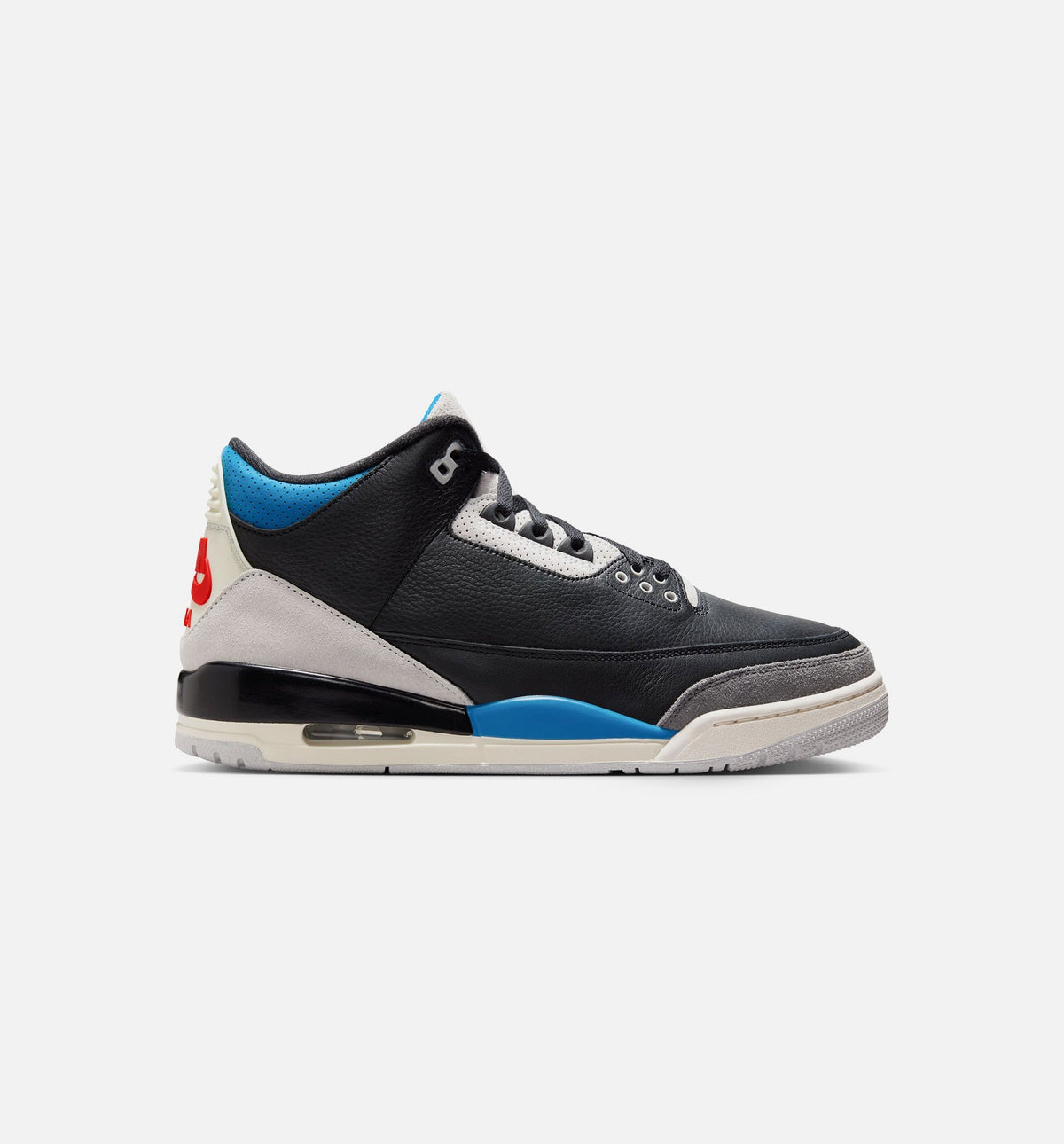 Air Jordan 3 Retro OG Rare Air Men's – Black/Chile Red/Neutral Grey