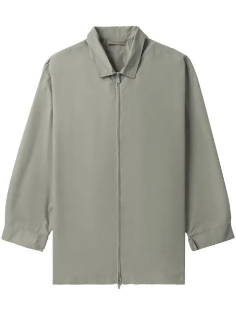 FEAR OF GOD ESSENTIALS logo-patch jacket
