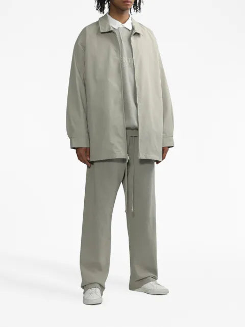 FEAR OF GOD ESSENTIALS logo-patch jacket