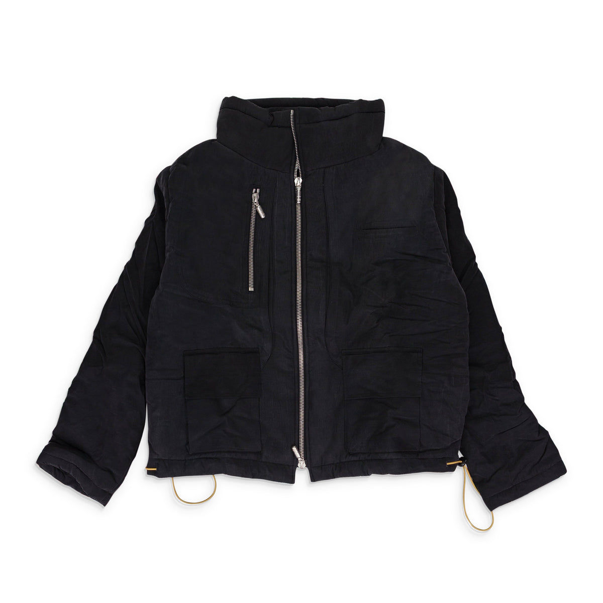 Black Bullet Zipper Jacket