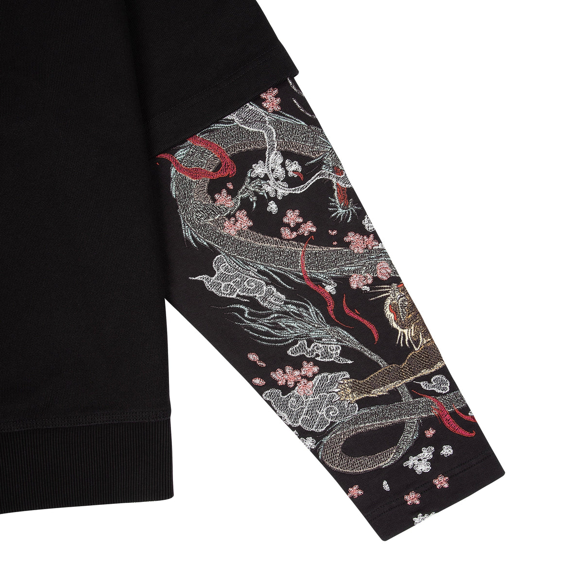 "yakuza" double sleeve Hoodie