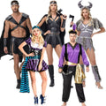 Halloween Couple Spartan Gladiator Viking Warrior Cosplay Costume Set
