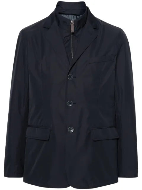 Herno Byron layered single-breasted blazer