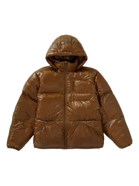 Supreme hooded down jacket