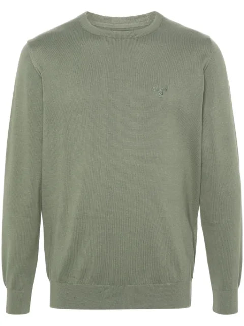 Barbour logo-embroidered sweater