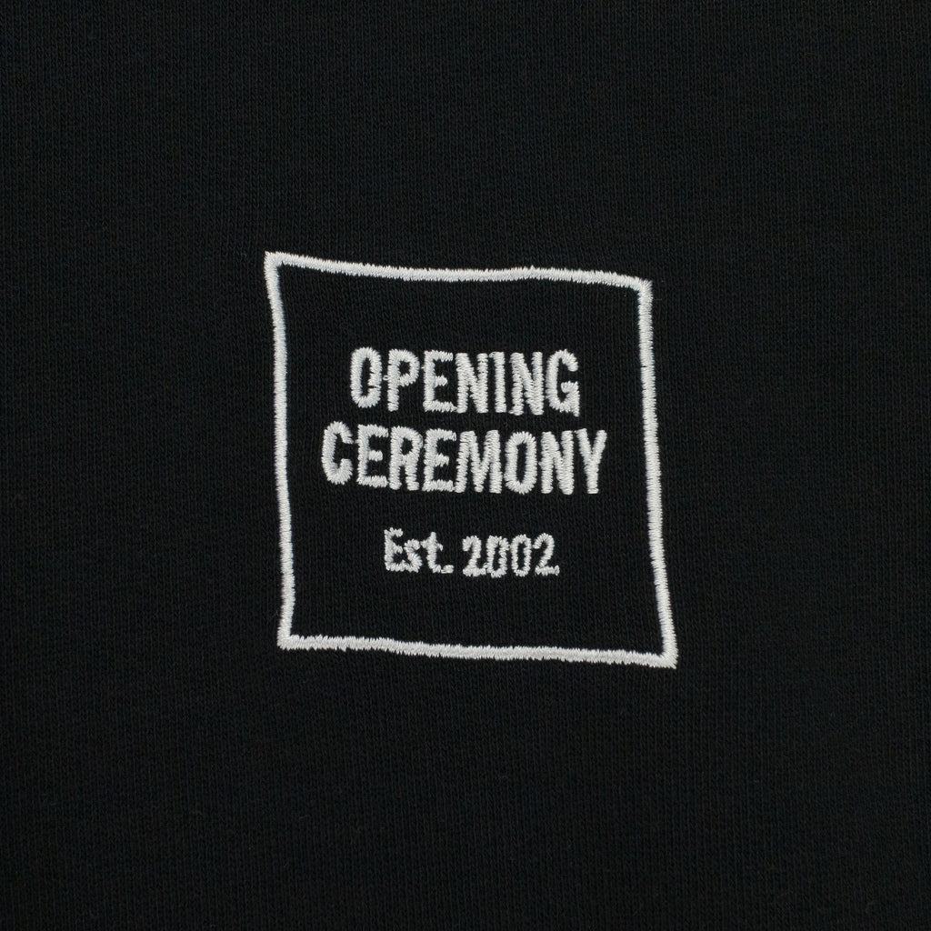 BLACK MINI BOX LOGO HOODIE