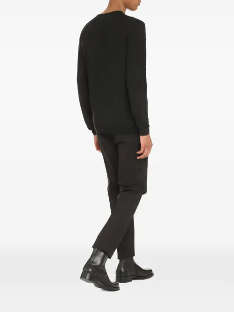 THE (Alphabet) crew-neck sweater