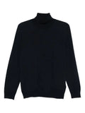 Barena merino sweater with stand collar