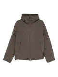 Emporio Armani hooded zip-front jacket