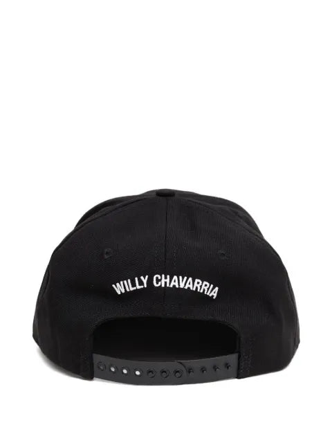 Willy Chavarria Diablo-embroidered baseball cap