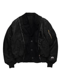 Spencer Badu buttoned bomber jacket