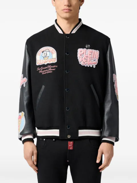 Philipp Plein college bomber Ice Cream Monsters