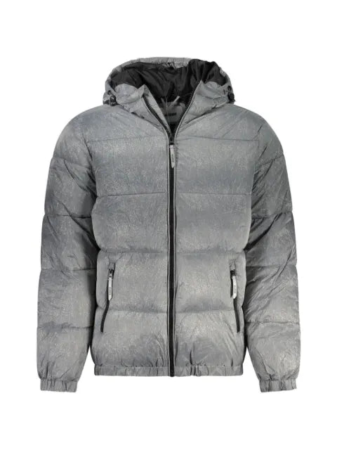 GUESS USA reflective quilted puffer jacket