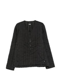 Rains Banja Liner quilted zip-up jacket