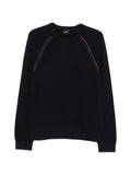 PS Paul Smith raglan-sleeve waffle-knit sweater