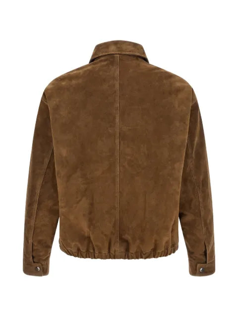 Giorgio Brato suede shirt-collar jacket