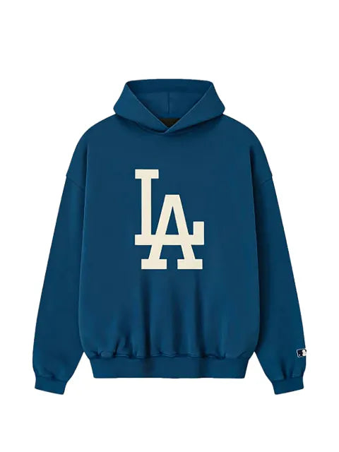 FEAR OF GOD ESSENTIALS Dodgers logo-print hoodie