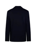 Gucci logo-embroidered single-breasted blazer