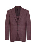 Canali checked single-breasted blazer