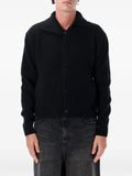 TONYWACK ribbed-knit high-neck jacket
