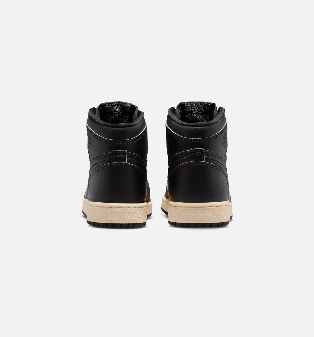 Air Jordan 1 Retro High OG Youth Sneakers - Black/Muslin