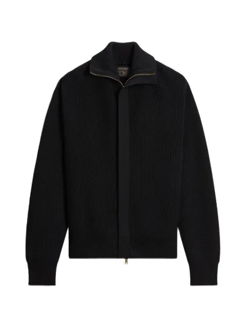 Woolrich ribbed-knit zip-up cardigan