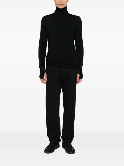 Thom Krom contrast-stitch thumb-slot sweater