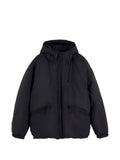 Tommy Hilfiger logo-patch hooded padded jacket