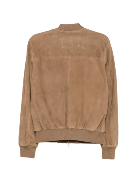 Arma suede bomber jacket
