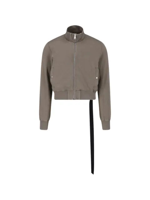 Rick Owens DRKSHDW zip-up cropped bomber jacket