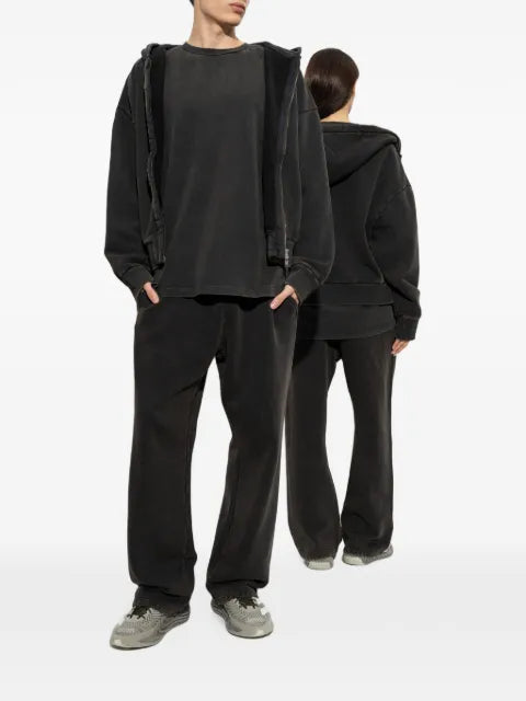 ENTIRE STUDIOS faded-effect zip-up hoodie
