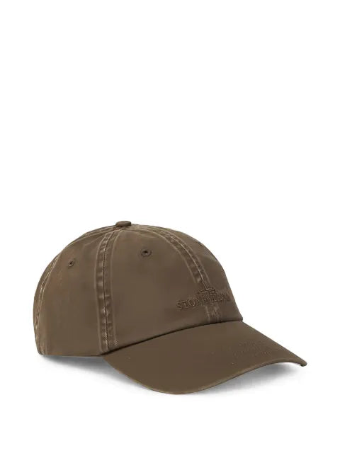 Stone Island 9100007 logo-embroidered baseball cap