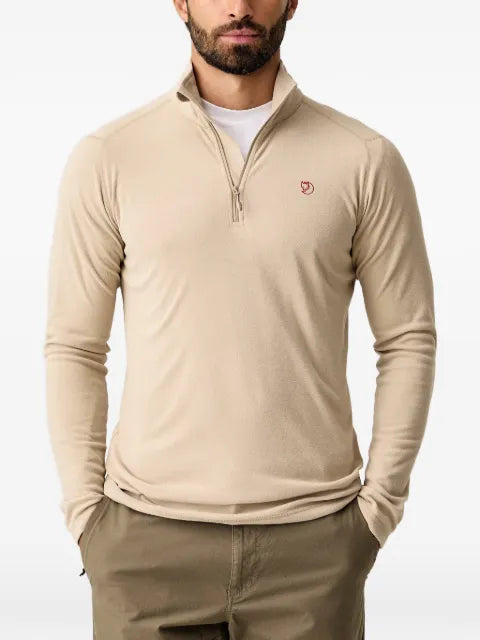 Fjällräven Pine logo-embroidered half-zip sweatshirt