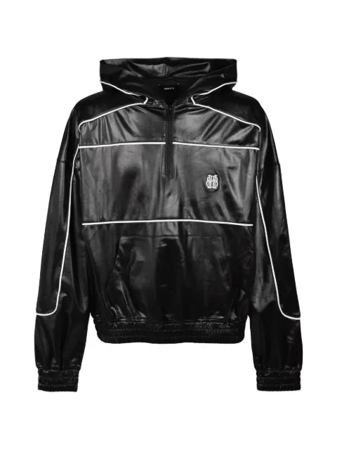 BREATH piping-detail hoodie