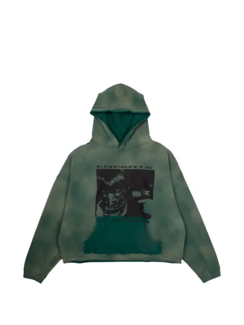 Enfants Riches Déprimés graphic-print faded hoodie