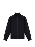 Armani Exchange logo-tape zip-up cardigan