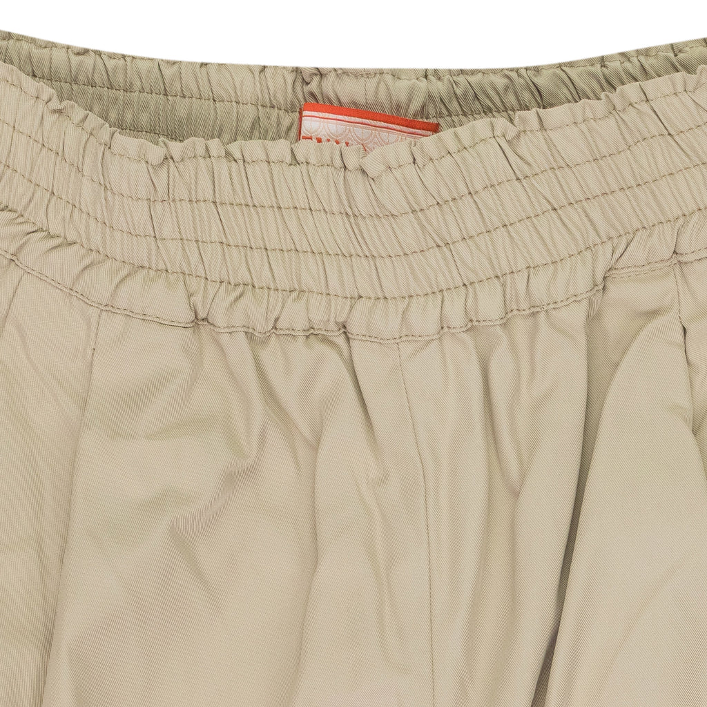 BEIGE WIDE-LEG PANTS