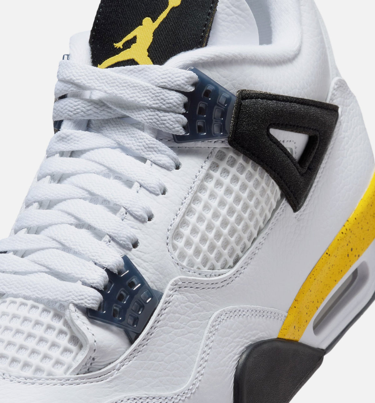 Air Jordan 4 Retro Rare Air Tour Yellow Men's Lifestyle Shoe – White/Dark Blue Grey/Black/Tour Yellow