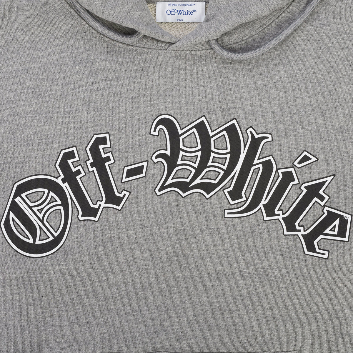 Heather Grey Goth Logo Hoodie