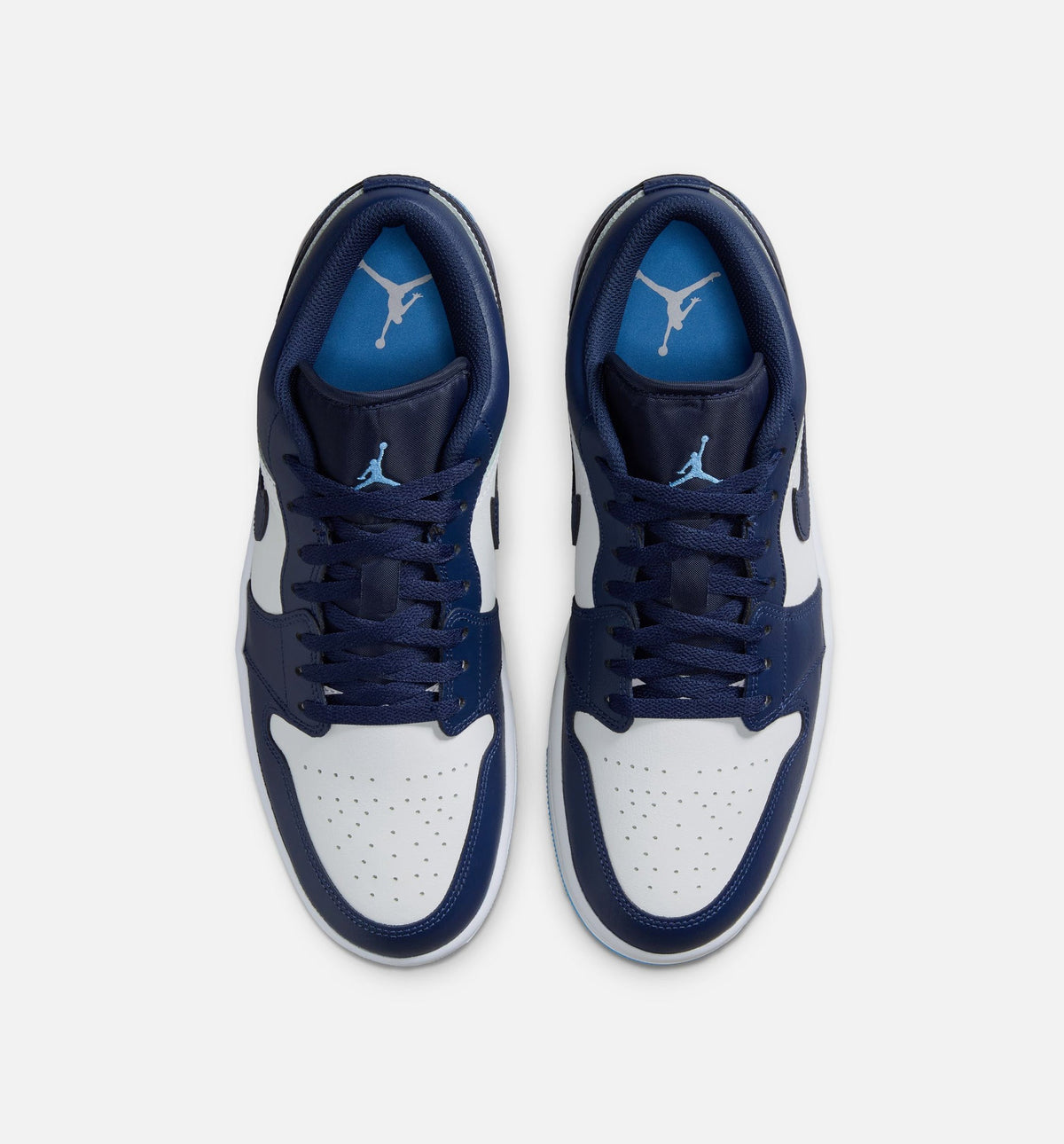 Air Jordan 1 Low Mens Lifestyle Shoe - Midnight Navy/University Blue/White