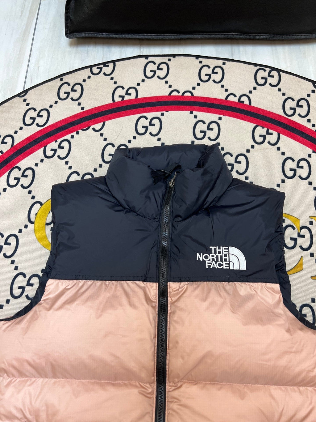 The North Face Pink/Black 1996 Retro Nuptse Down Vest