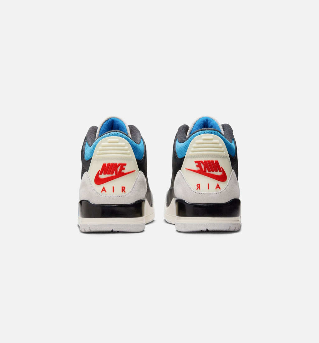 Air Jordan 3 Retro OG Rare Air Men's – Black/Chile Red/Neutral Grey