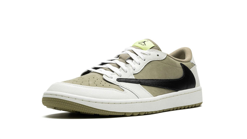 Travis Scott x Air Jordan 1 Low Golf 'Neutral Olive' Men's & Women's Sneakers