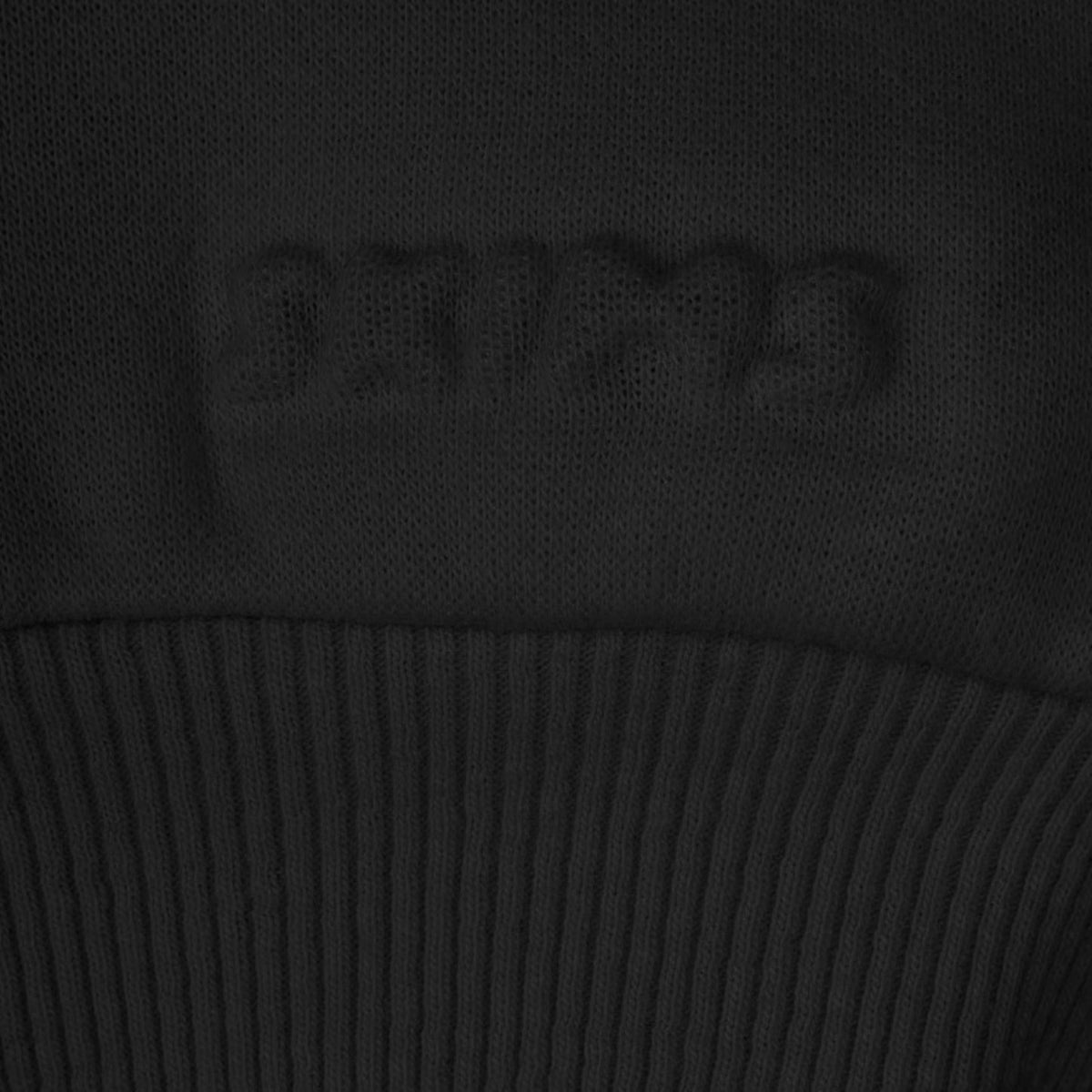 SKIMS Cotton Fleece Classic Crewneck Black