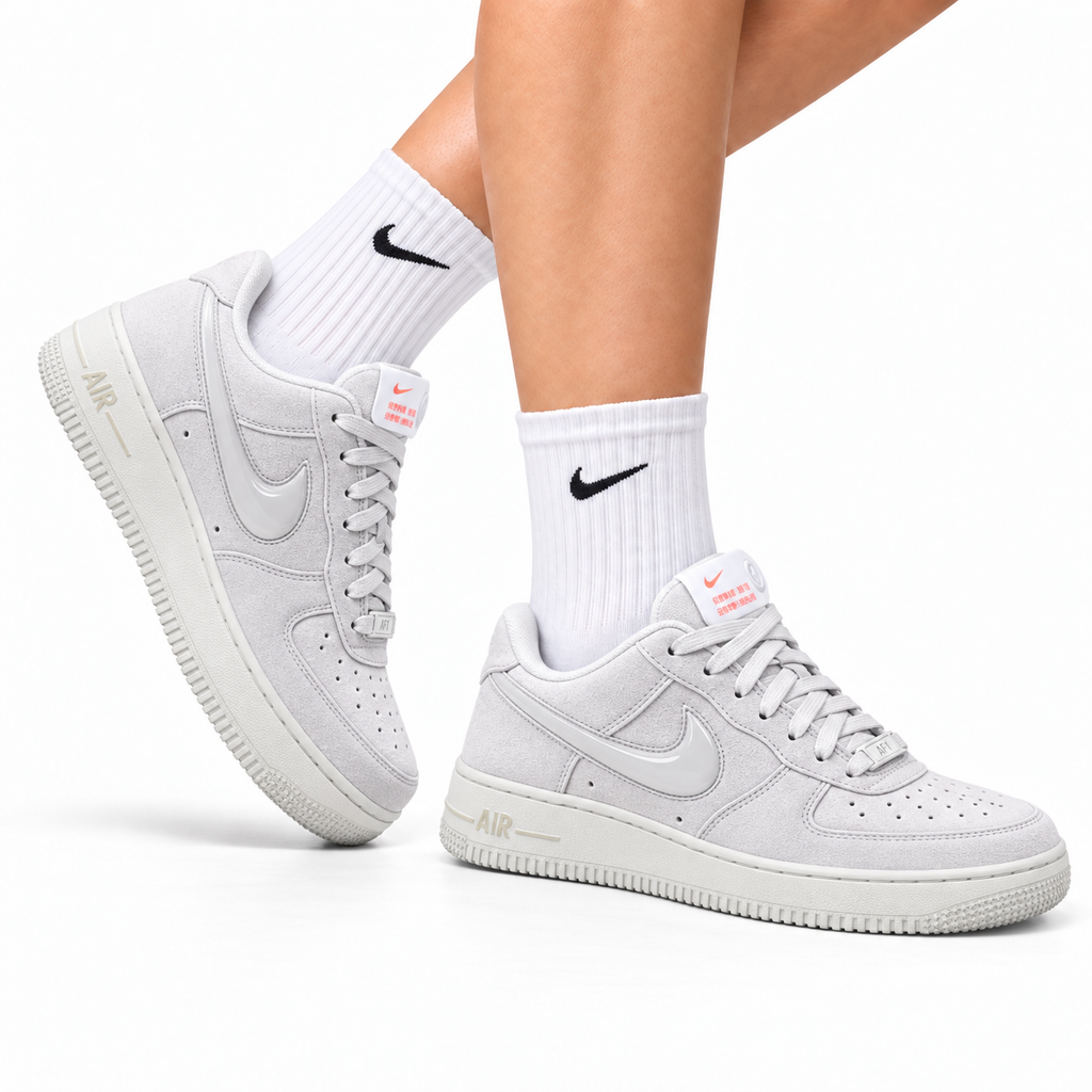 Nike Air Force 1 Low Triple White Unisex Sneakers Style 10