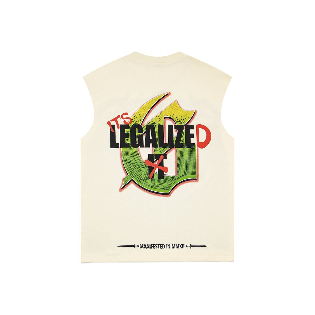 Godspeed Legalized Panther Graphic Sleeveless T-Shirt