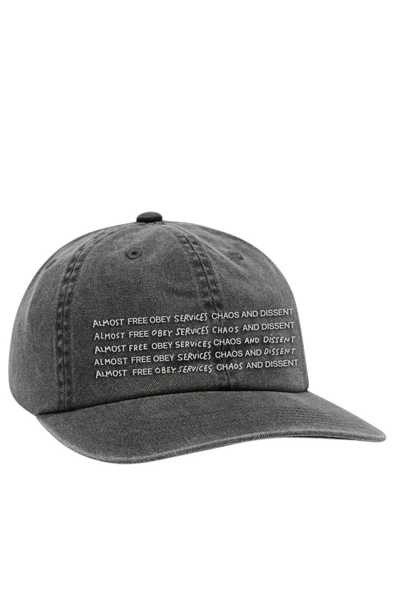 OBEY BRAIN CONTROLLER CAP Pigment Black