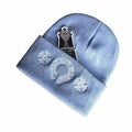 Chrome Hearts Horse Shoe Beanie Light Blue