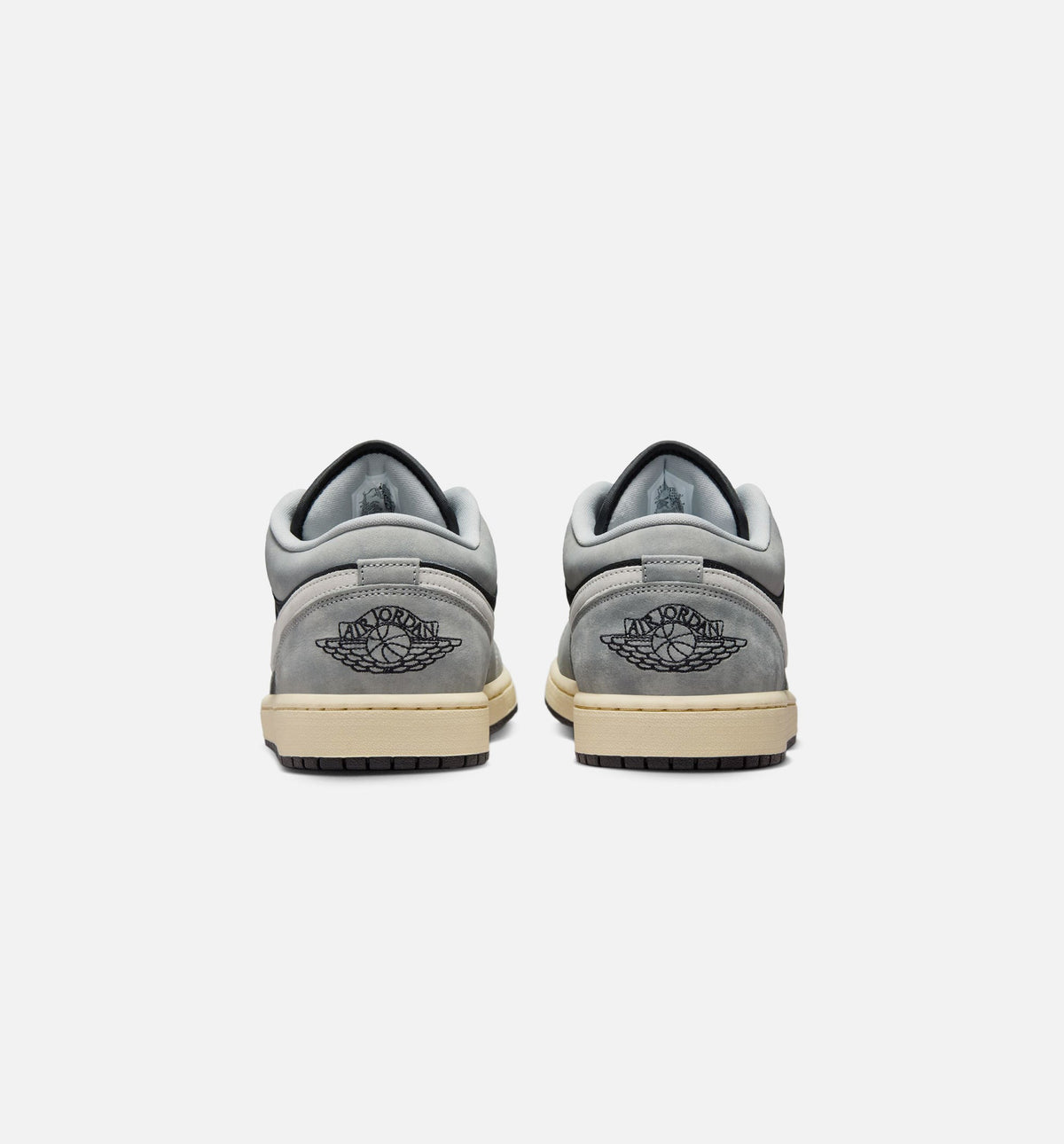Air Jordan 1 Low SE Men's Lifestyle Sneakers - Light Smoke Grey/White/Off Noir